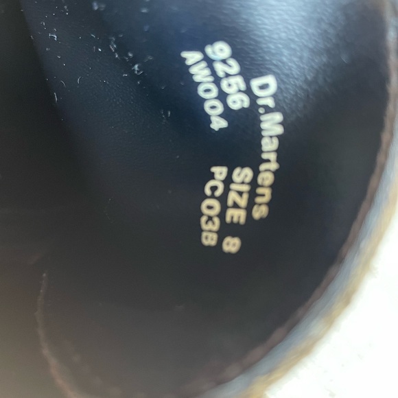 Dr Martens Oxford Suede Leather Shoes Y2K - Size 8 - Picture 5 of 7